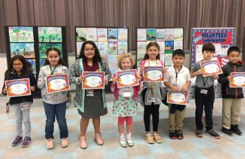  students with certificates